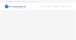 Desktop Screenshot of euroamericaine.com