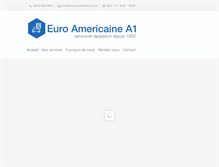 Tablet Screenshot of euroamericaine.com